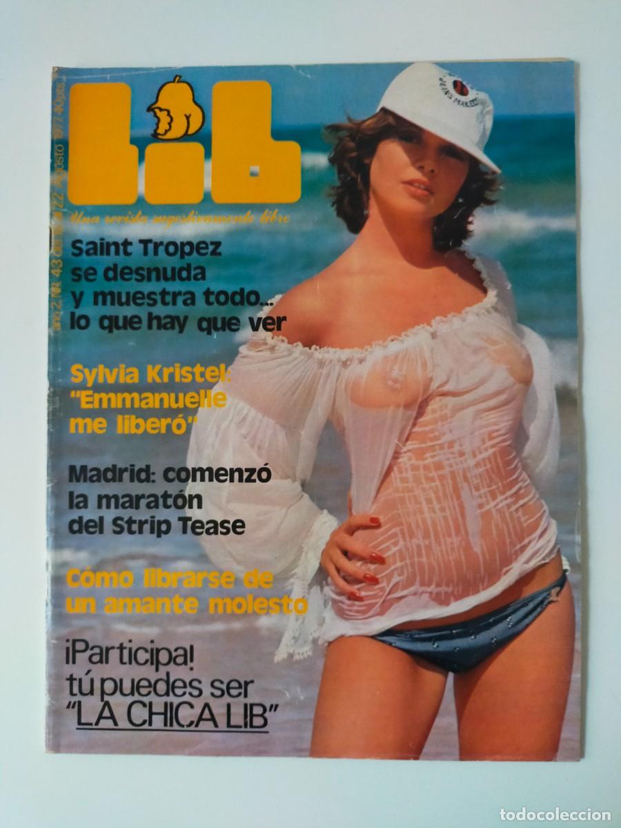 Magazines: REVISTA LIB A&Ntilde;O 1977 - N&ordm; 43 - JENNY LLADA - SYLVIA KRISTEL - SAINT TROPEZ