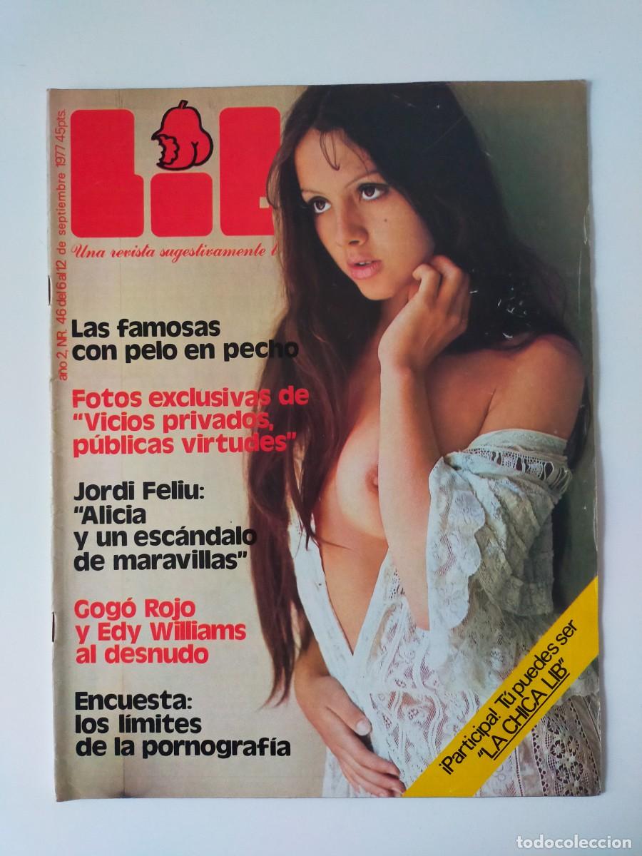 Magazines: REVISTA LIB A&Ntilde;O 1977 - N&ordm; 46 - GOGO ROJO Y EDY WILLIAMS - JORDI FELIU - LAS CHICAS DE CHELSEA