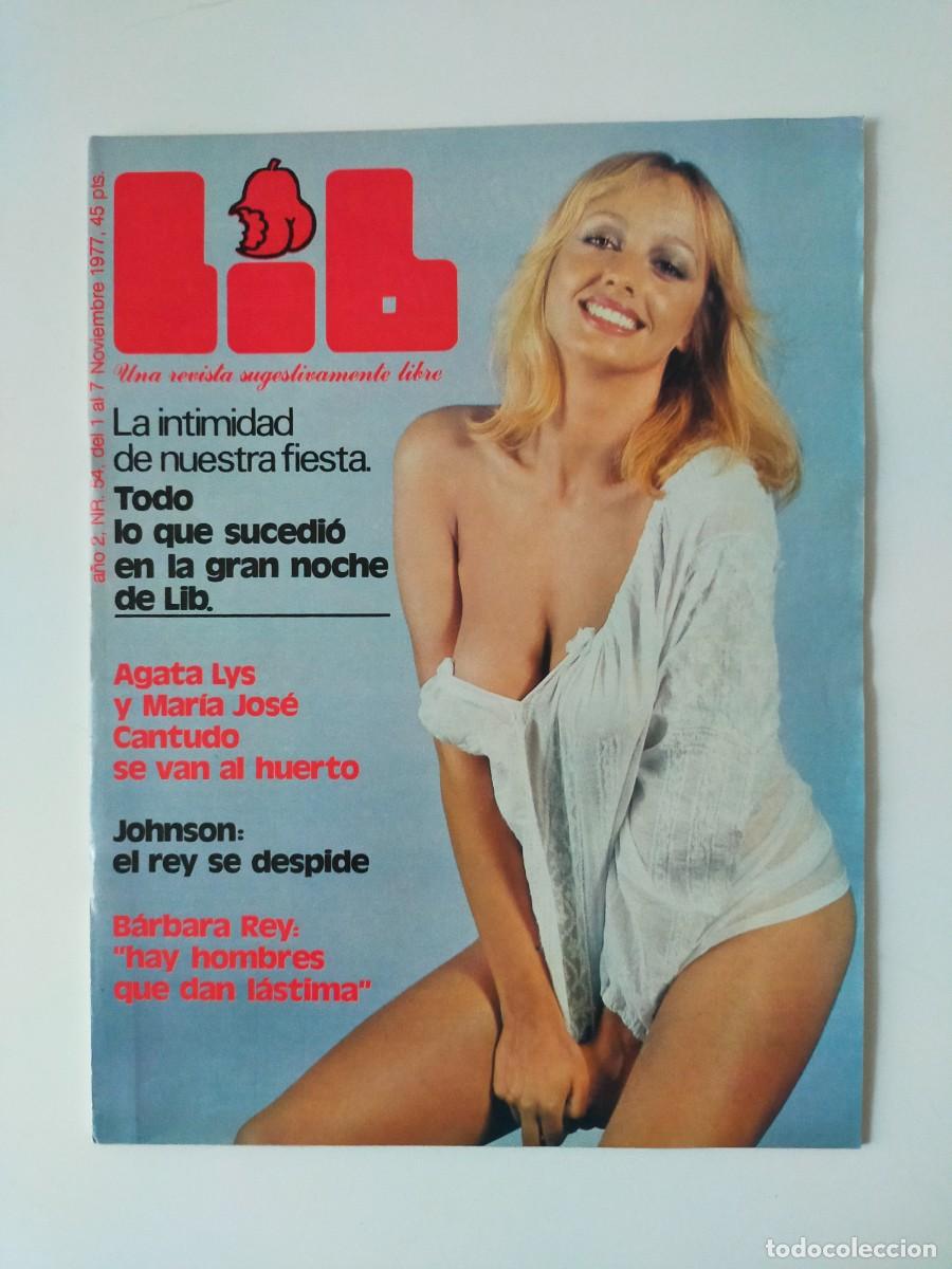 Magazines: REVISTA LIB A&Ntilde;O 1977 - N&ordm; 54 - BARBARA REY - AGATA LYS Y MARIA JOSE CANTUDO - B.BARDOT Y JANE BIRKIN