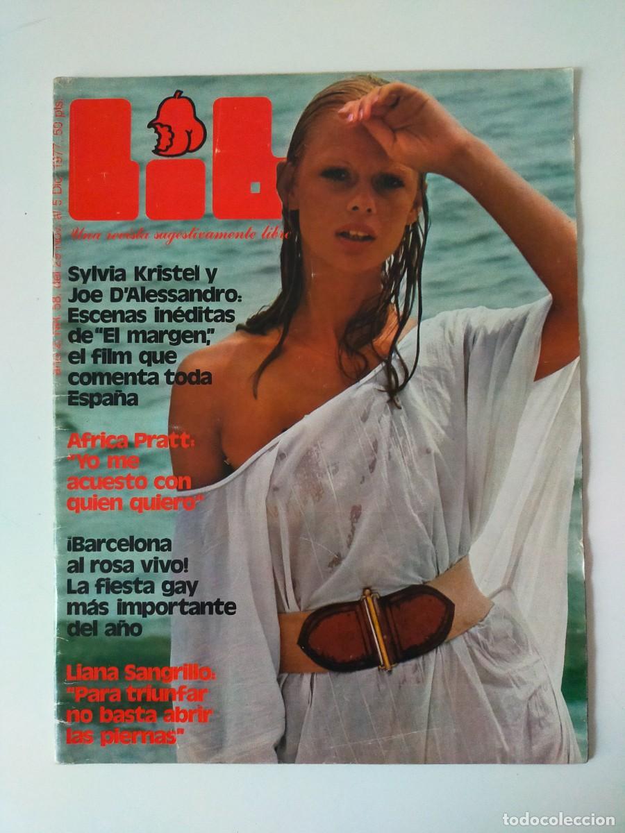 Magazines: REVISTA LIB A&Ntilde;O 1977 - N&ordm; 58 - SYLVIA KRISTEL Y JOE D'ALESSANDRO - AFRICA PRATT - LIANA SANGRILLO