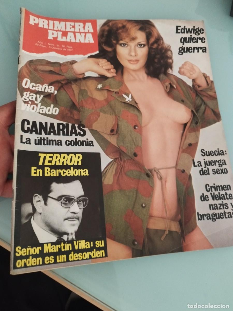 Revistas: Revista Primera Plana, n&uacute;mero 31 septiembre octubre 1977. Edwige Fenech.