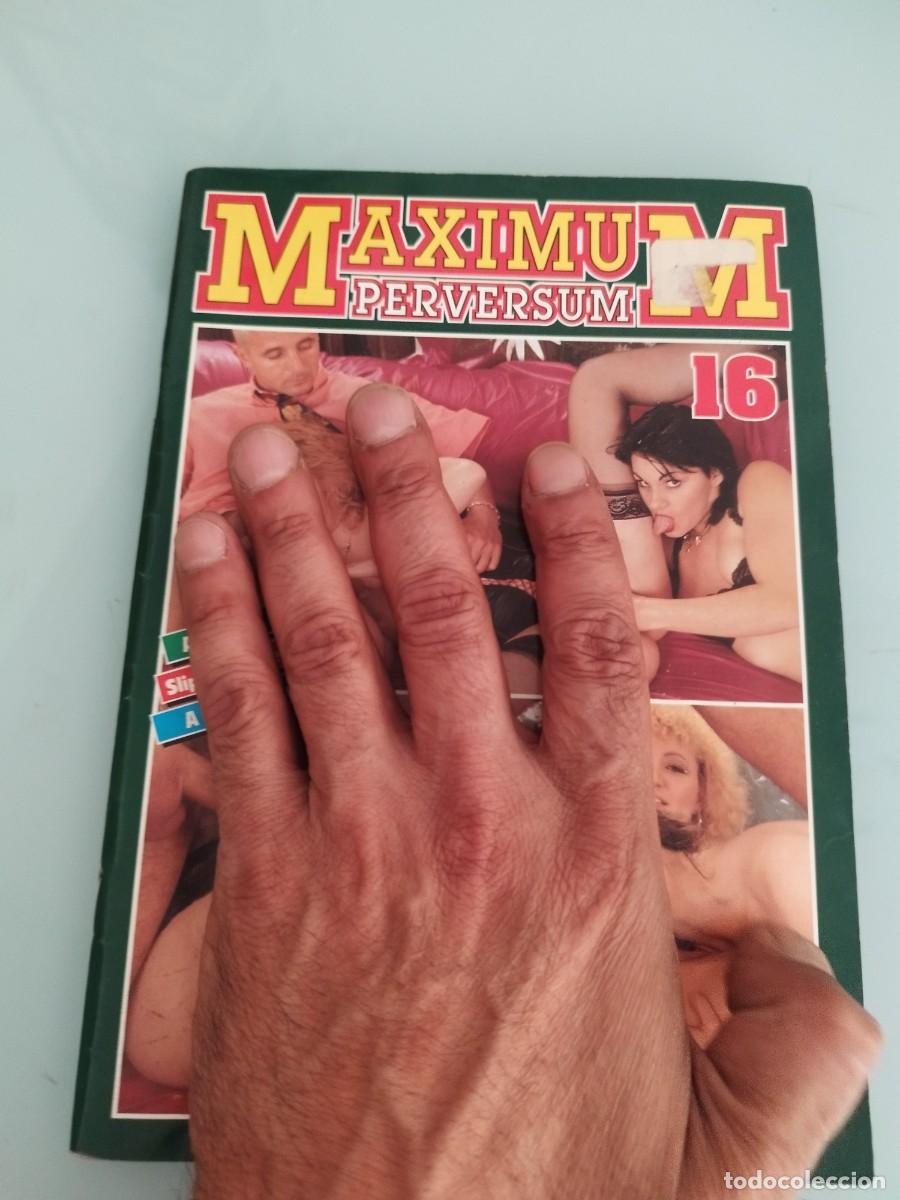 Revistas: Revista porno para adultos, M&aacute;ximum Perversum N&deg; 16. Portada da&ntilde;ada, ver fotos.