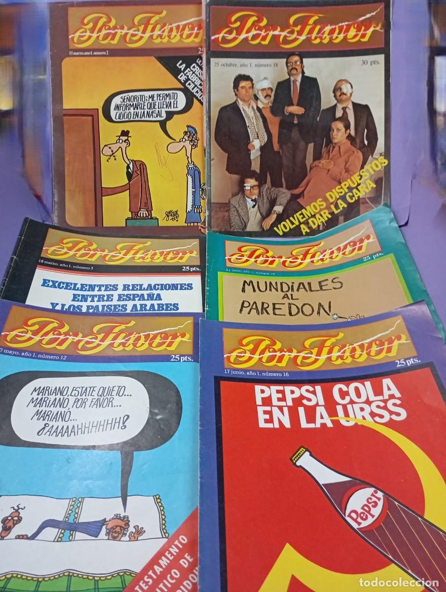 Revistas: Revista POR FAVOR. 6 n&uacute;meros. - Arce. Eduardo, (director)
