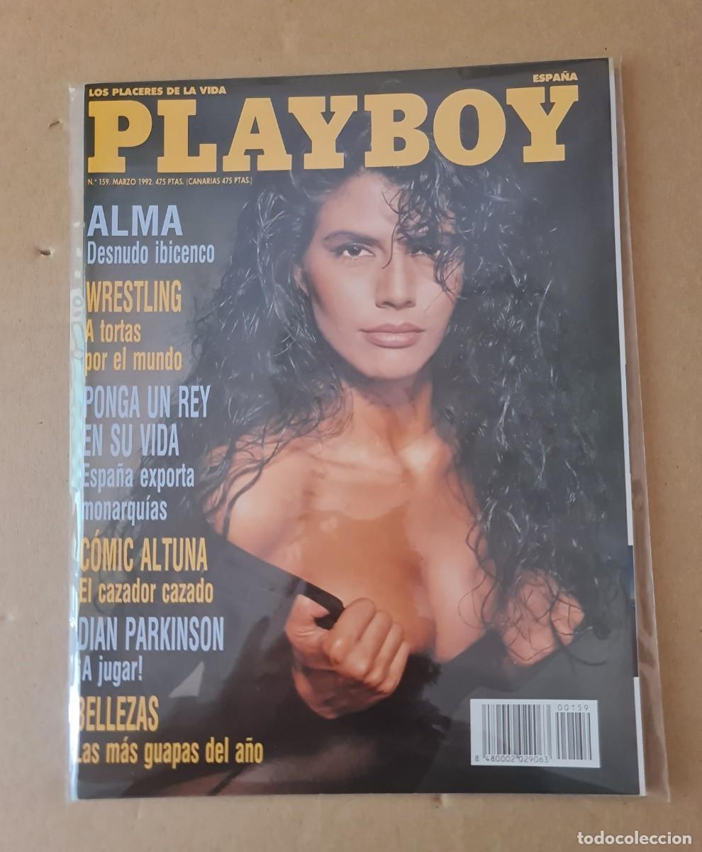 Journals: Revista PLAYBOY n&ordm; 159 Marzo 1992 - Alma. Desnudo ibicenco (como nueva)