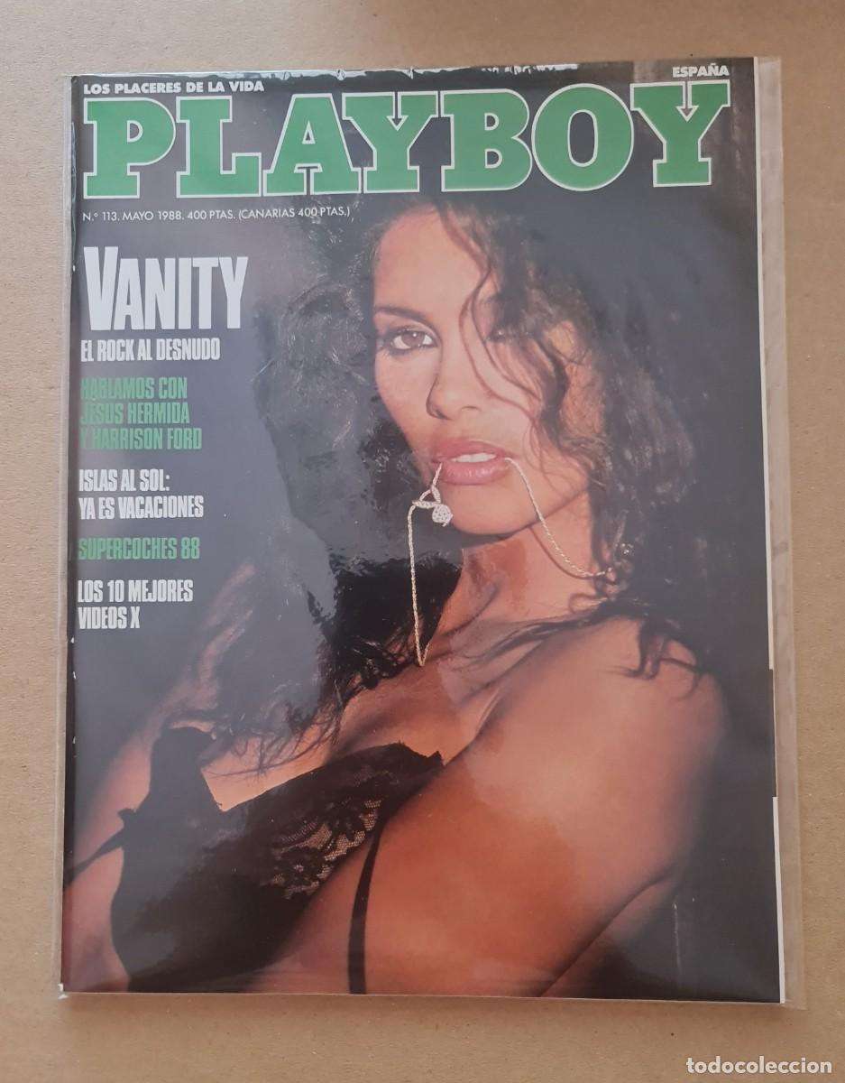 Journals: Revista PLAYBOY n&ordm; 113 Mayo 1988 - Vanity. El Rock al desnudo (como nueva)