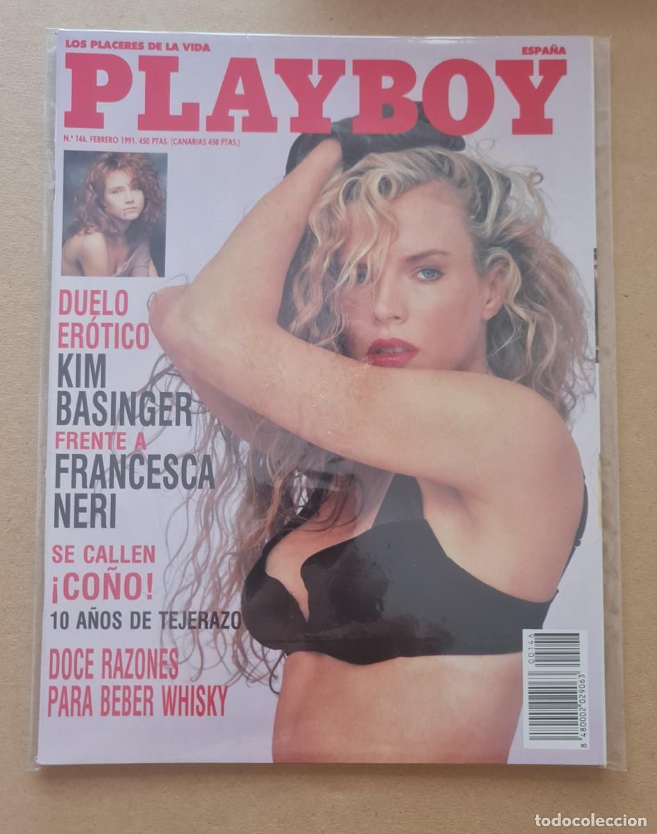 Journals: Revista PLAYBOY n&ordm; 146 Febrero 1991 - Kim Basinger frente a Francesca Neri (como nueva)