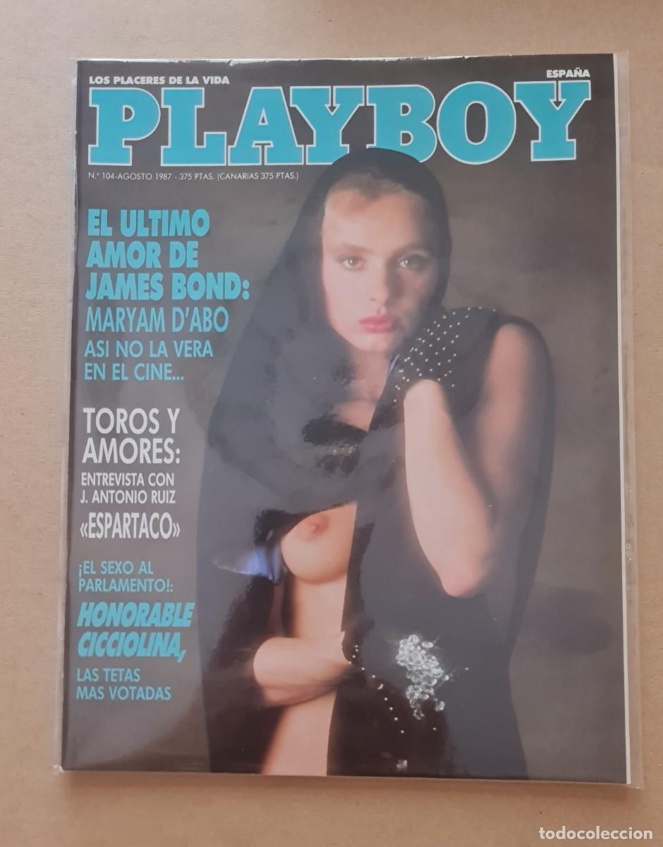 Journals: Revista PLAYBOY n&ordm; 104 Agosto 1987 - Maryam D'Abo (como nueva)