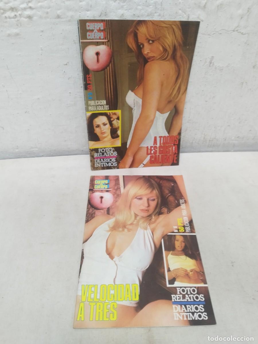 Revistas: Dos revistas porno para adultos. Cuerpo a cuerpo N&ordm; 5 y 6.
