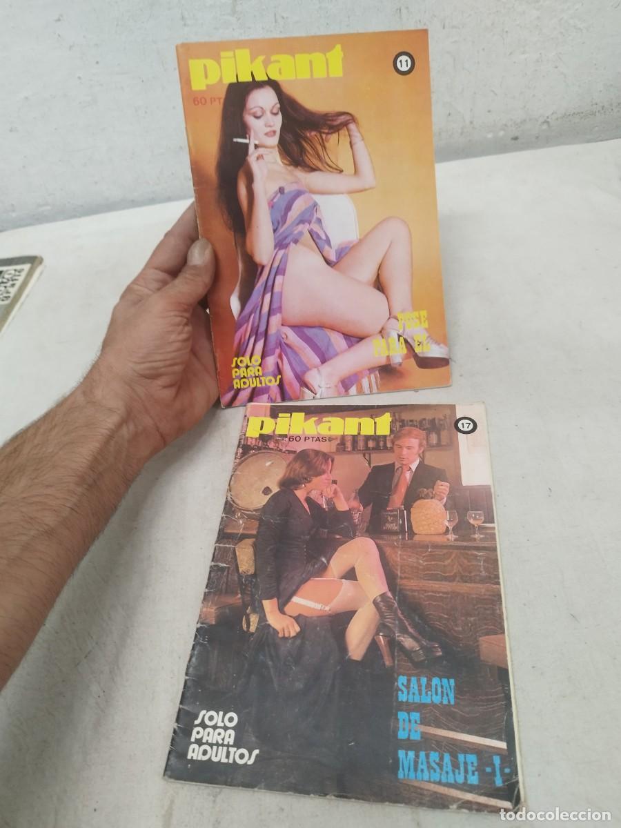 Revistas: Dos revistas porno para adultos. Pikant N&ordm; 11-17.