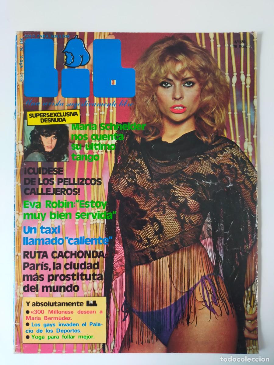 Revistas: REVISTA LIB A&Ntilde;O 1980 - N&ordm; 168 - MARIA SCHNEIDER - EVA ROBIN - MARIA BERMUDEZ - MANDINGA