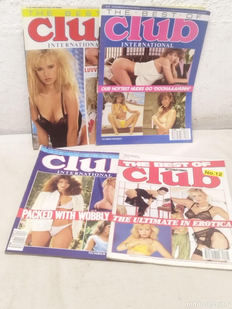 Revistas: Cuatro revistas porno para adultos, the best of international Club. Ns&ordm; 12-14-16-17.