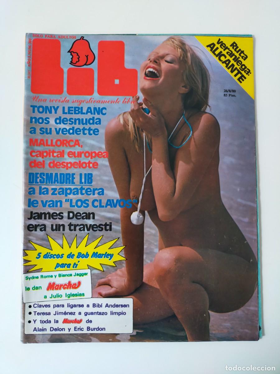 Revistas: REVISTA LIB A&Ntilde;O 1980 - N&ordm; 201 - TONY LEBLANC Y GRACIELA - JAMES DEAN - TERESA GIMENEZ