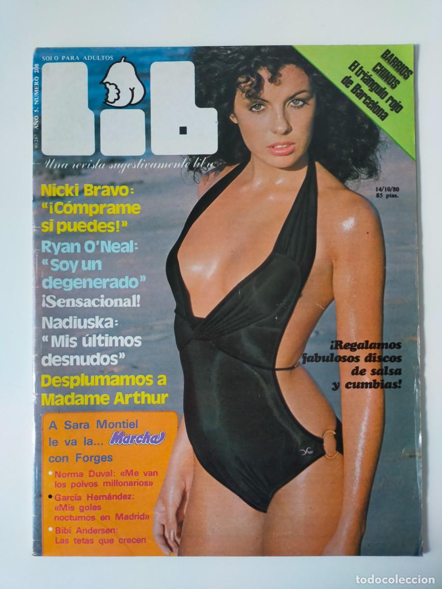 Magazines: REVISTA LIB A&Ntilde;O 1980 - N&ordm; 208 - NICKI BRAVO - RYAN O'NEAL - NADIUSKA - MADAME ARTHUR