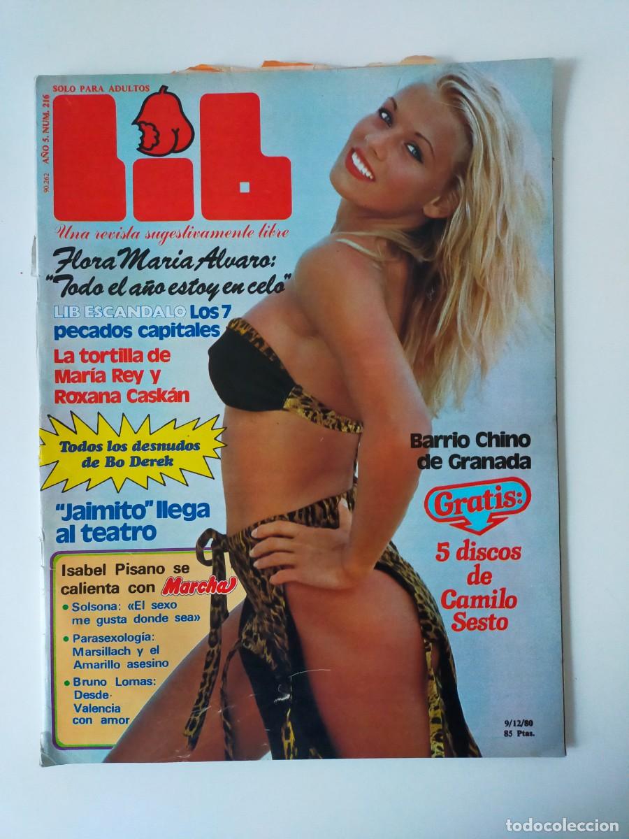Zeitschriften: REVISTA LIB A&Ntilde;O 1980 - N&ordm; 216 - FLORA MARIA ALVARO - MARIA REY Y ROXANA CASKAN - BO DEREK