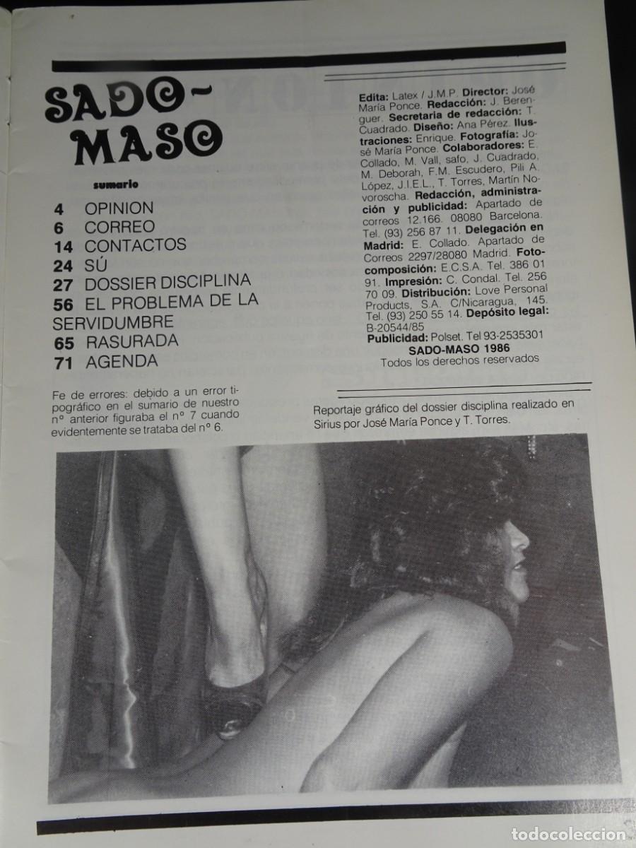 Revistas: MAGAZINE ER&Oacute;TICO PORN ,SADO MASO N&ordm; 7, VINTAGE, BDSM TEENS, VER FOTOS