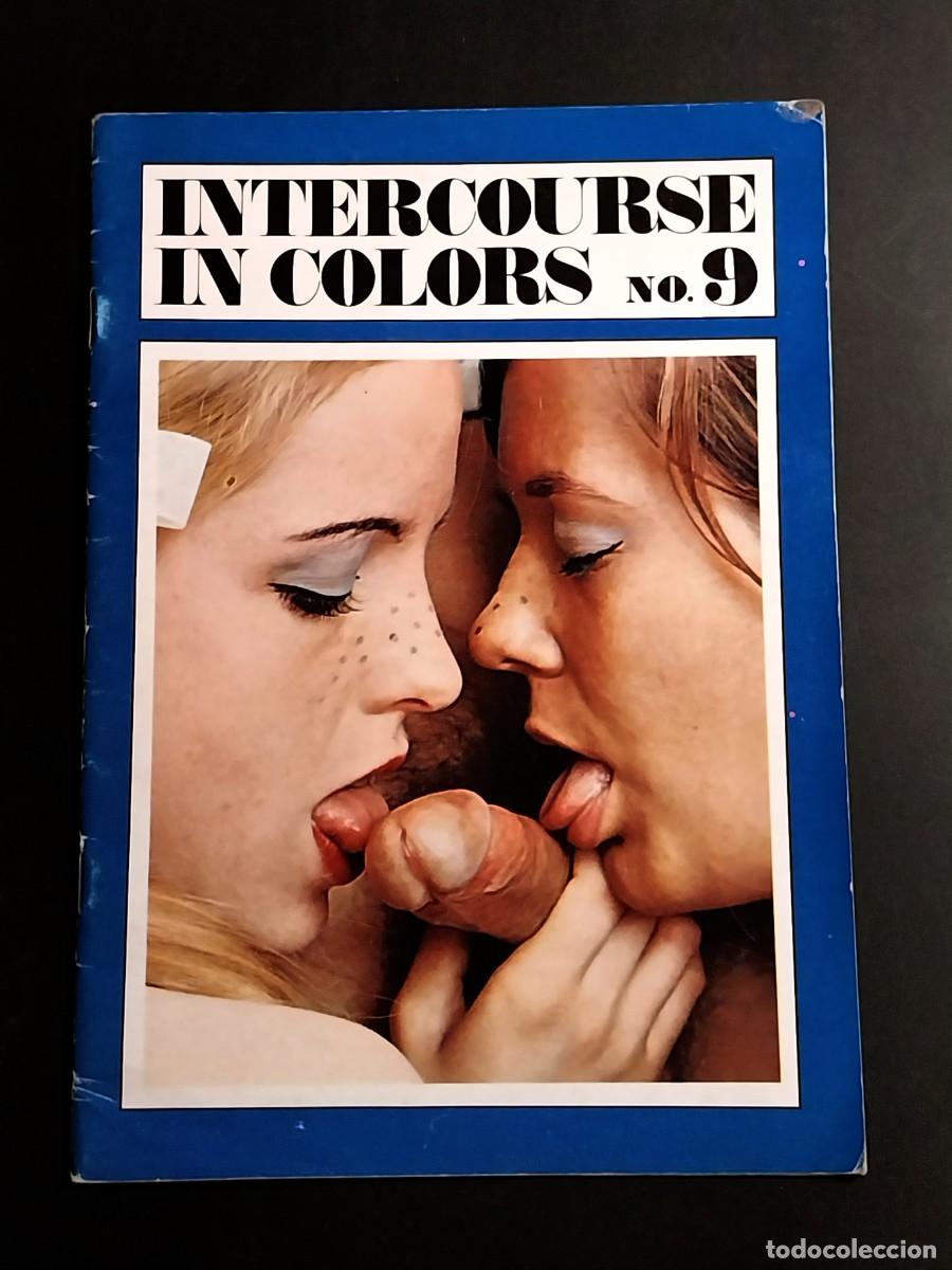 Revistas: INTERCOURSE IN COLORS #9 1969 NORDISK BLADCENTRAL - LOLITAS - RARE DANISH RETRO-PORN MAGAZINE