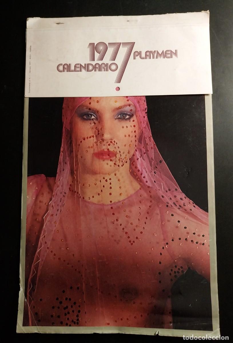 Revistas: CALENDARIO PLAYMEN 1977 EDWIGE FENECH - ELEONORA GIORGI - LAURA GEMSER - ZEUDI ARAYA - CORINNE CLERY