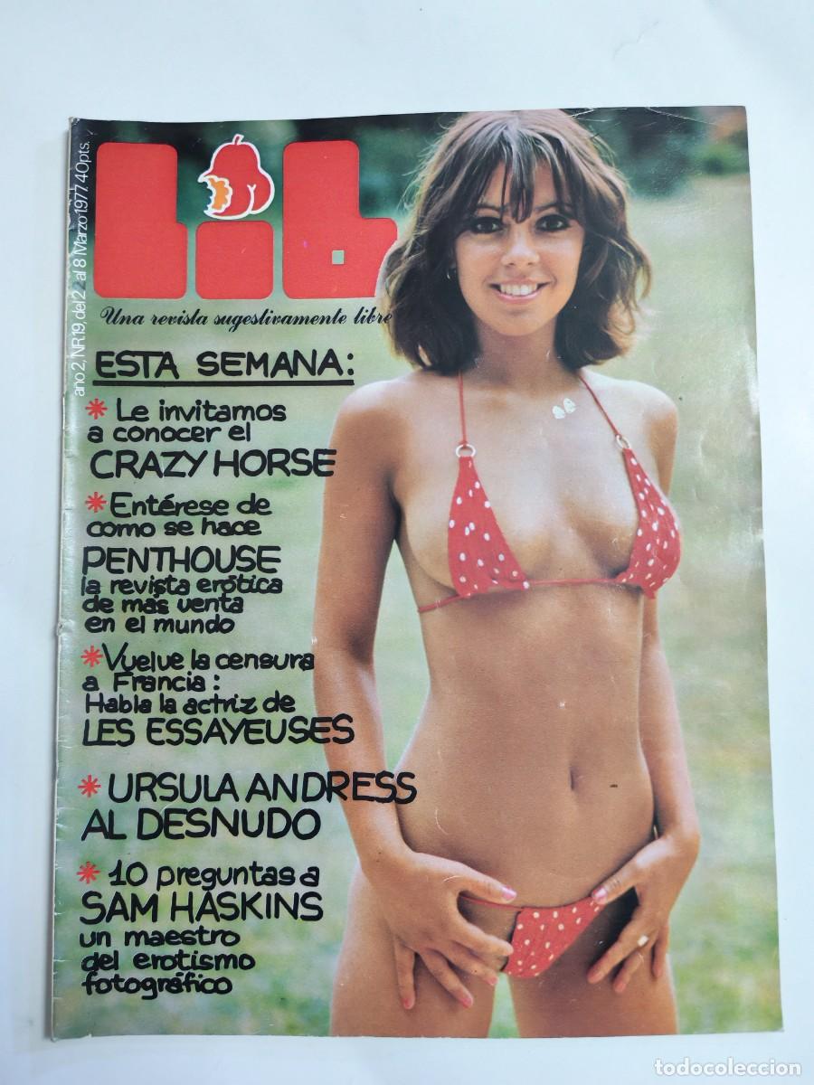 Revistas: REVISTA LIB A&Ntilde;O 1977 - N&ordm; 19 - URSULA ANDREWSS - SAM HASKINS - BOB GUCCIONE