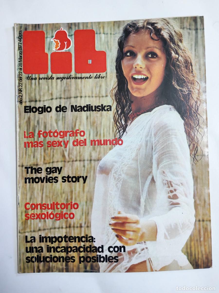 Revistas: REVISTA LIB A&Ntilde;O 1977 - N&ordm; 22 - NADIUSKA - BARBARA BOUCHET - MARIA SALERNO - SUZE RANDALL