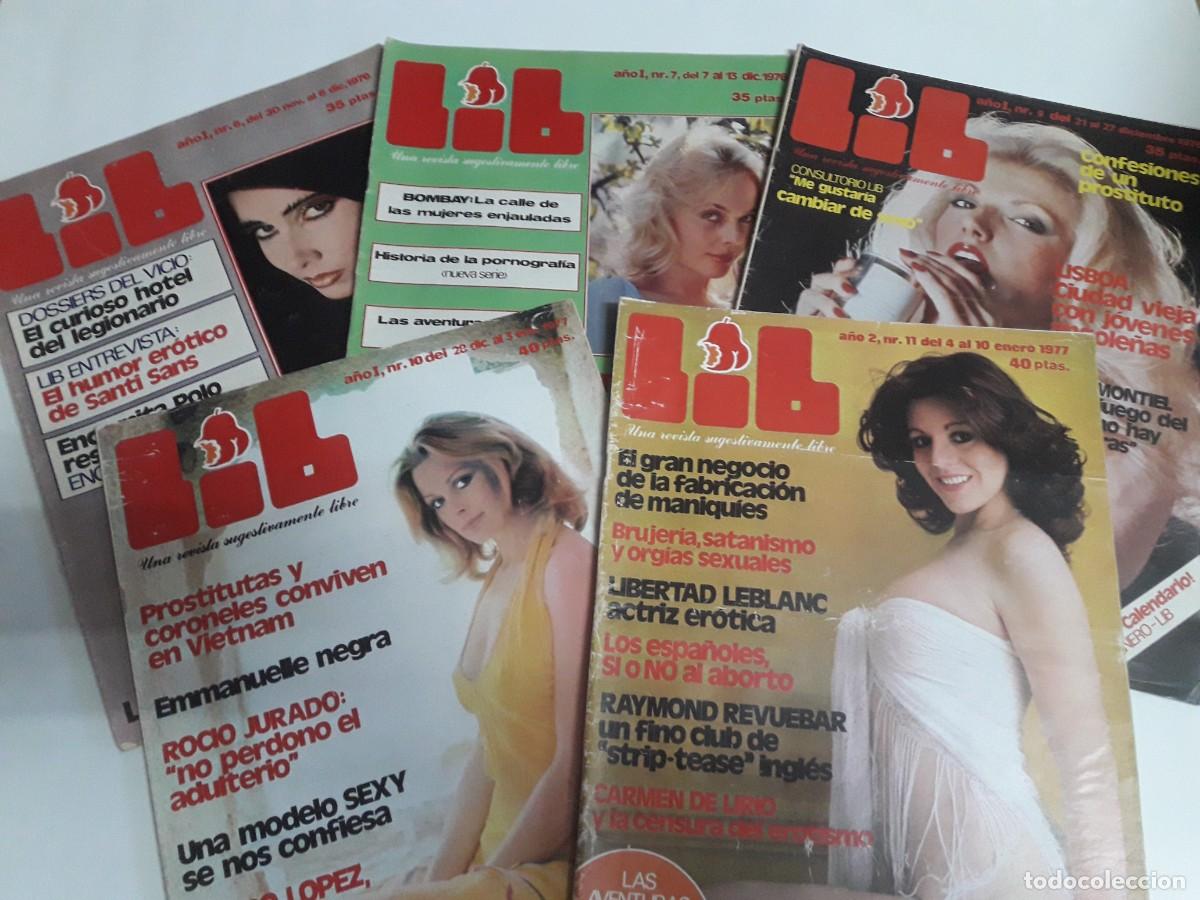 Revistas: LOTE DE 5 REVISTAS LIB - A&Ntilde;O 1976/77 - NUMEROS: 6 - 7 - 9 - 10 - 11
