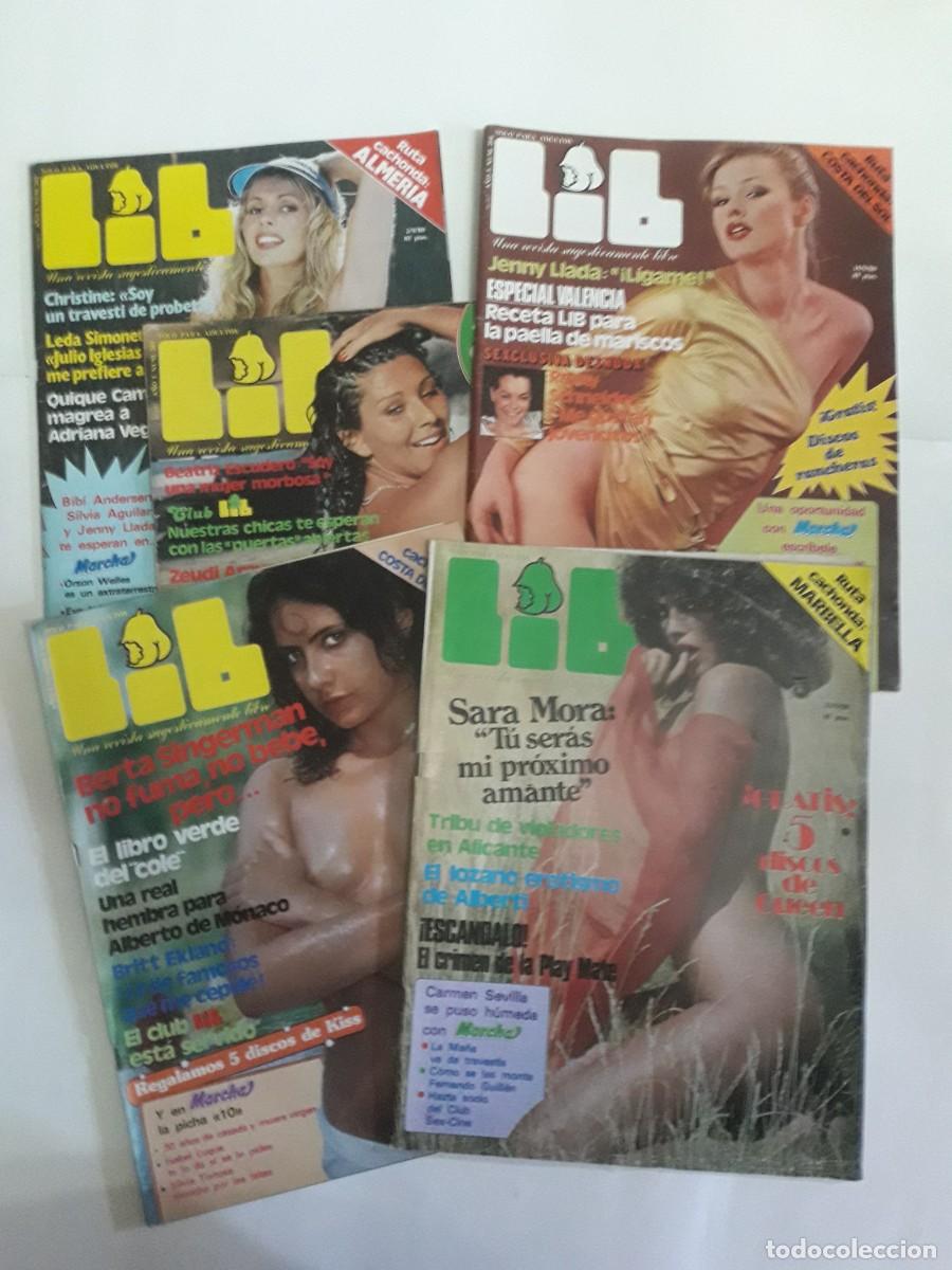 Revistas: LOTE DE 5 REVISTAS LIB - A&Ntilde;O 1980 - NUMEROS: 202 - 203 - 204 - 205 - 206