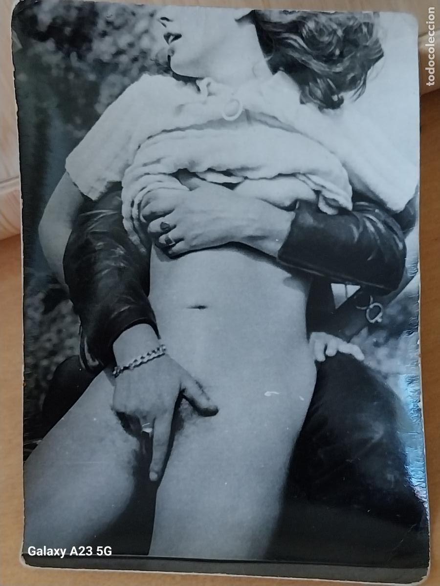 Revistas: EROTICA FOTO ORIGINAL MUJER HOMBRE ESCENA 10.5X7.5CMS ADULTOS **.