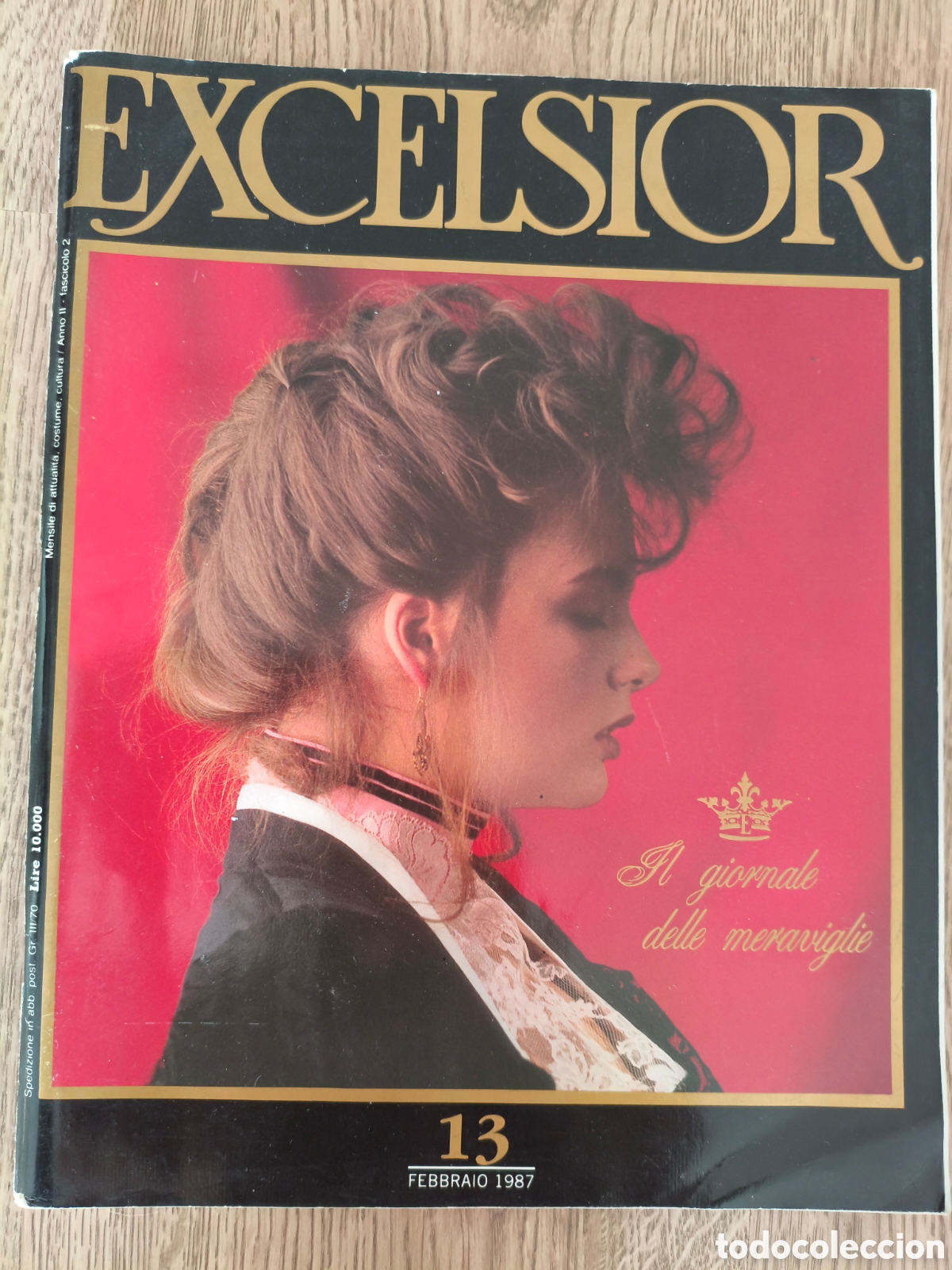 Journals: EXCELSIOR 13 FEBBRAIO 1987 PININA GARAVAGLIA RENEE FLORA ELEONORA DOUBLE POSTER