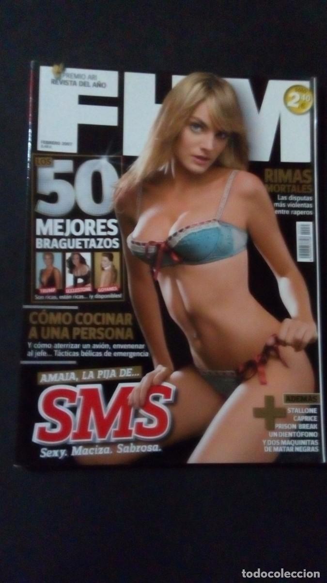 Revistas: FHM N&ordm; 35-AMAIA SALAMANCA-LUC&Iacute;A LAPIEDRA-PRISON BREAK-CRUZ Y RAYA-TAMARA ECCLESTONE