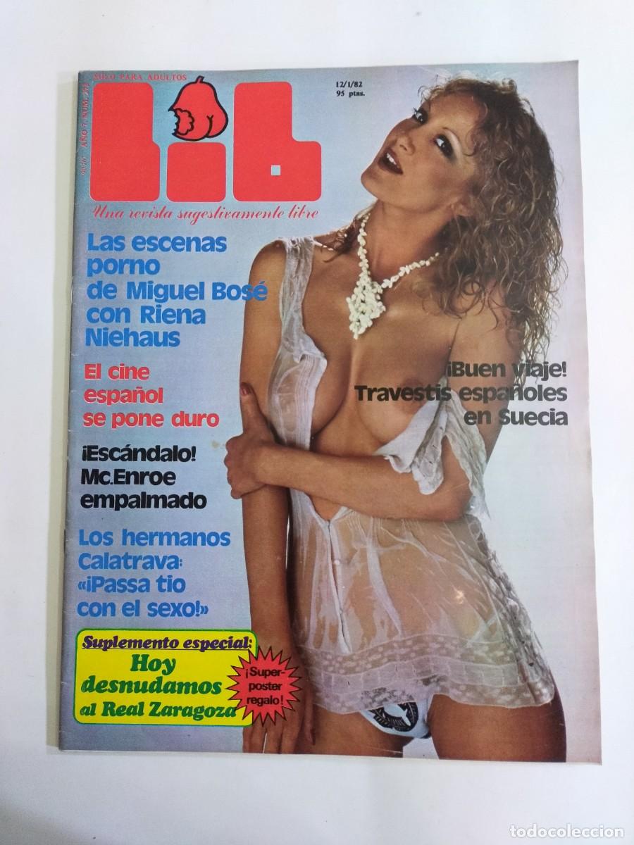 Revistas: REVISTA LIB - A&Ntilde;O 1982 - N&ordm; 273 - MIGUEL BOSE CON RIENA NIEHAUS - MC.ENROE - REAL ZARAGOZA