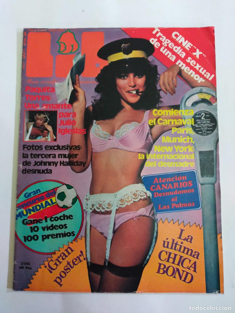 Revistas: REVISTA LIB - A&Ntilde;O 1982 - N&ordm; 280 - PAQUITA TORRES - JOHNNY HALLIDAY - CINE X - U.D. LAS PALMAS
