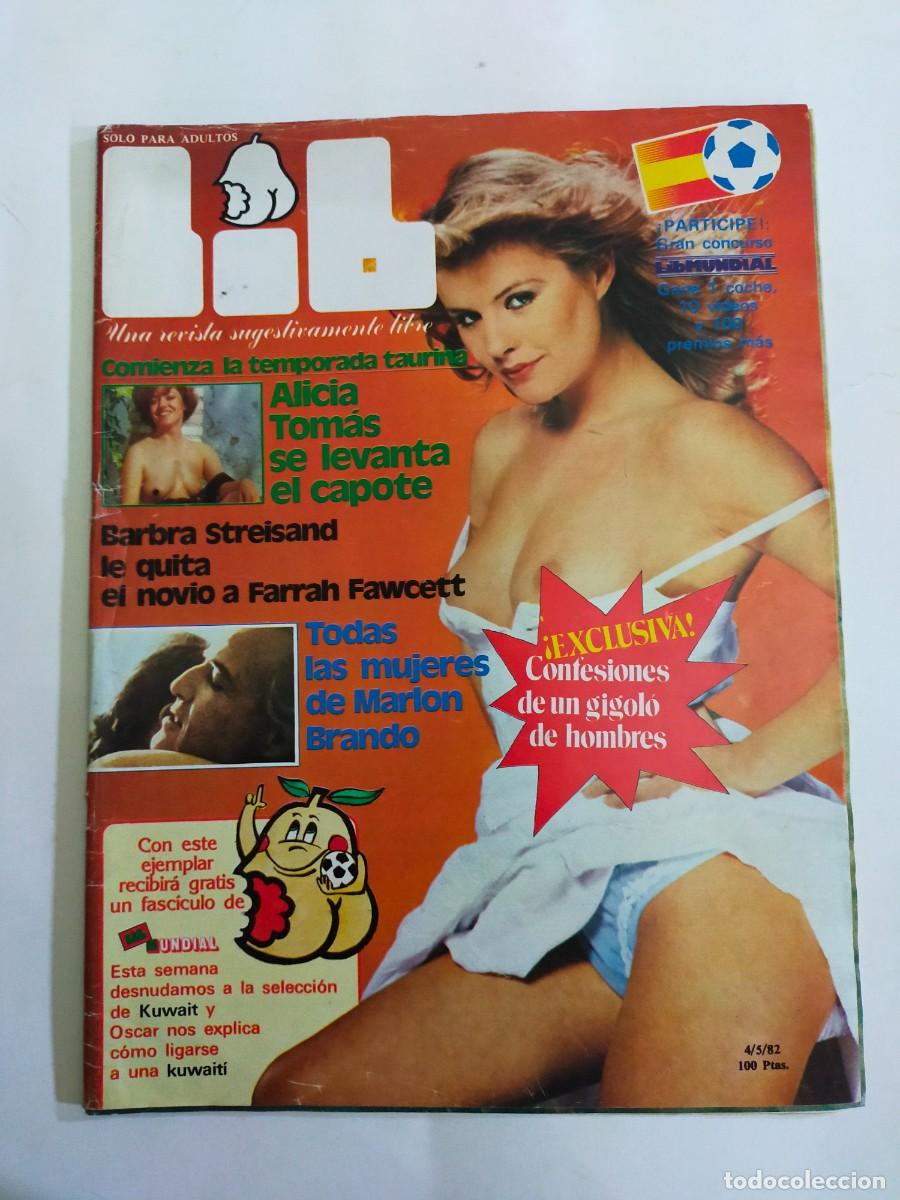 Revistas: REVISTA LIB - A&Ntilde;O 1982 - N&ordm; 289 - ALICIA TOMAS - MARLON BRANDO - BARBRA STREISAND
