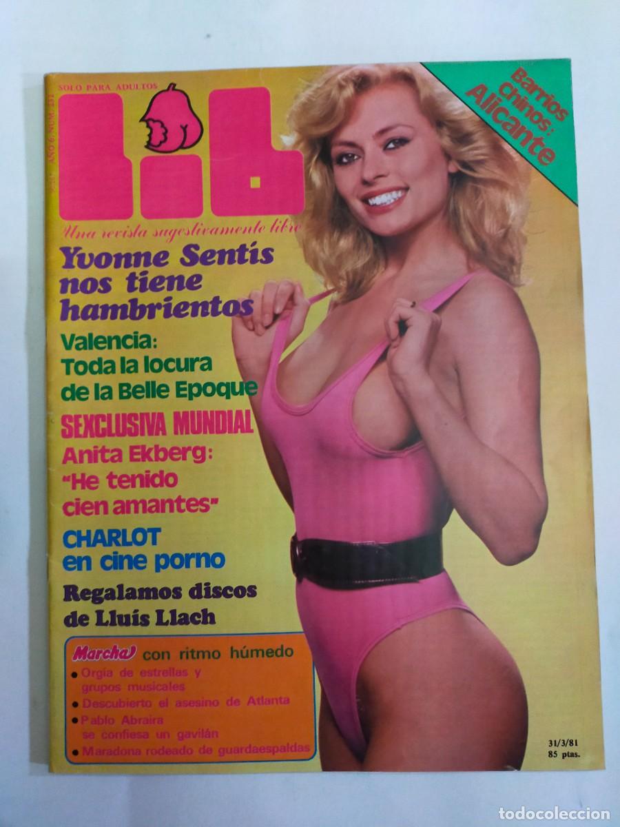 Revistas: REVISTA LIB - A&Ntilde;O 1981 - N&ordm; 232 - YVONNE SENTIS - ANITA EKBERG - CHARLOT