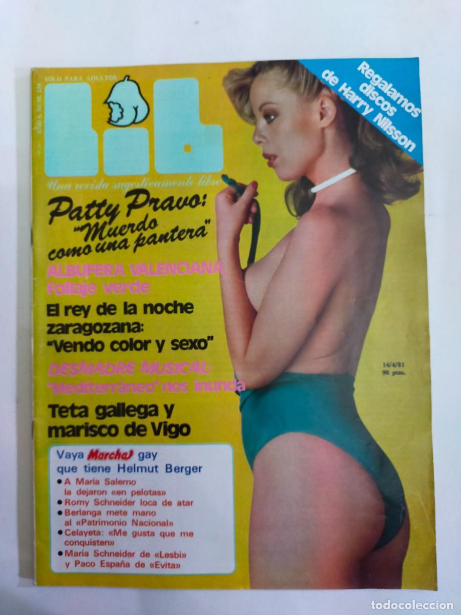 Revistas: REVISTA LIB - A&Ntilde;O 1981 - N&ordm; 234 - PATTY PRAVO - MARIA SALERNO - ROMY SCHNEIDER