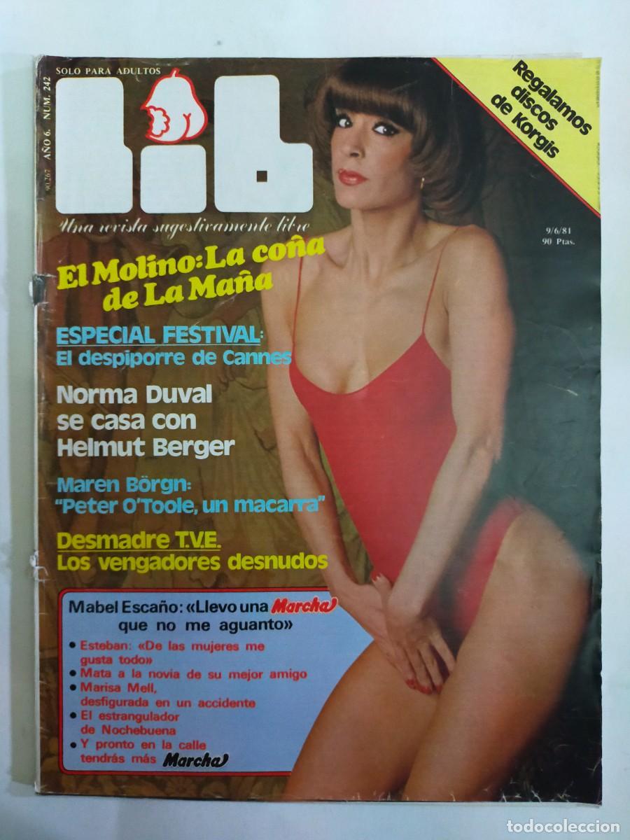 Revistas: REVISTA LIB - A&Ntilde;O 1981 - N&ordm; 242 - NORMA DUVAL - MABEL ESCA&Ntilde;O - MAREN B&Ouml;RGN