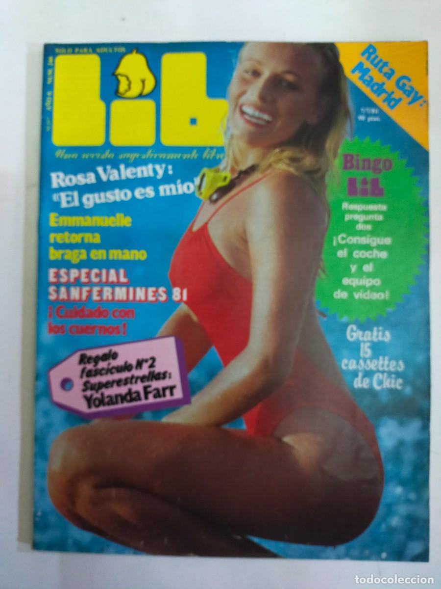 Revistas: REVISTA LIB - A&Ntilde;O 1981 - N&ordm; 246 - ROSA VALENTY - EMMANUELLE - YOLANDA FARR