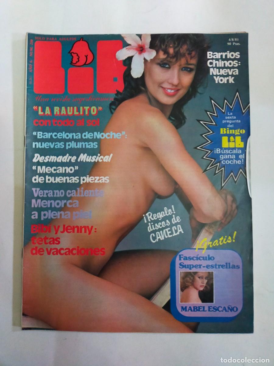 Revistas: REVISTA LIB - A&Ntilde;O 1981 - N&ordm; 250 - LA RAULITO - MECANO - BIBI Y JENNY - MABEL ESCA&Ntilde;O