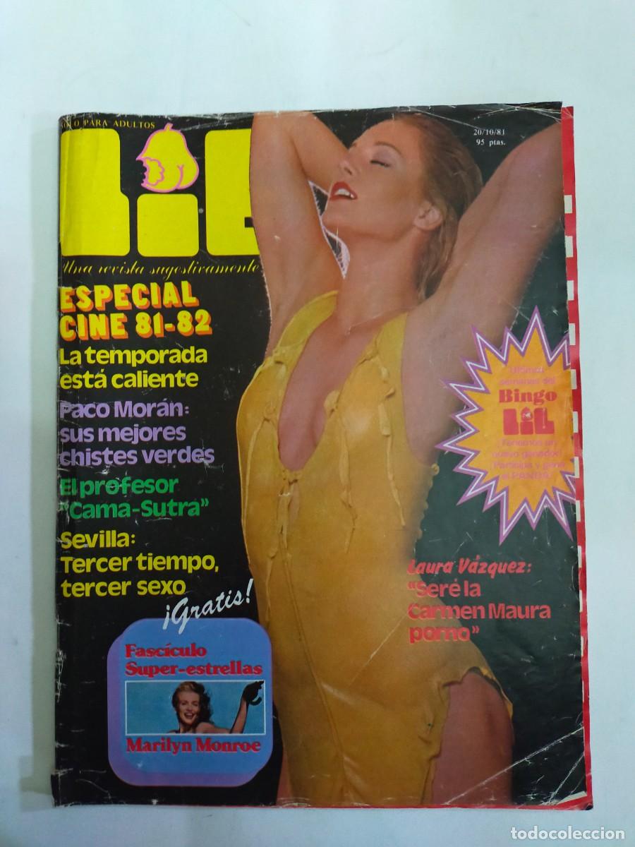 Revistas: REVISTA LIB - A&Ntilde;O 1981 - N&ordm; 261 - MARILYN MONROE - ESPECIAL CINE 81/82 - PACO MORAN - LAURA VAZQUEZ