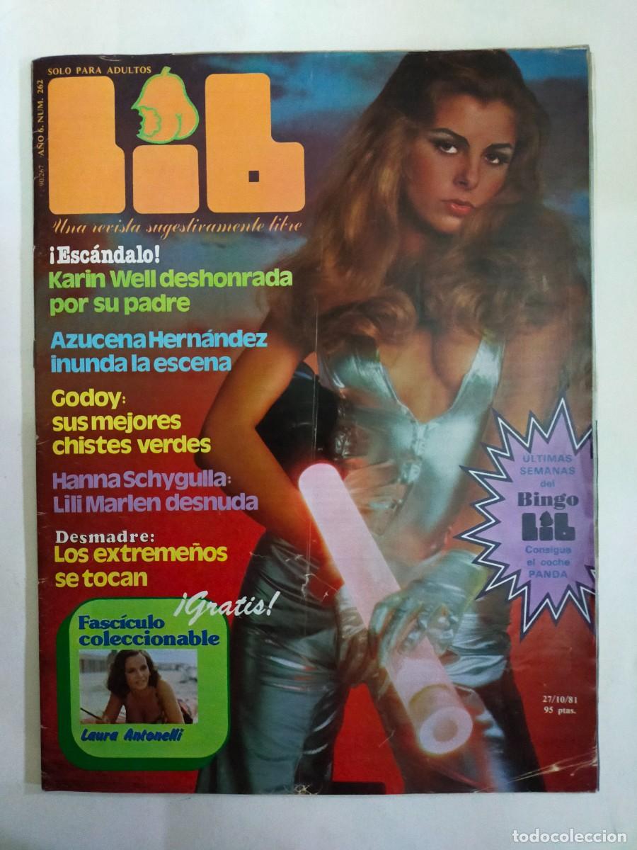 Revistas: REVISTA LIB - A&Ntilde;O 1981 - N&ordm; 262 - KARIN WELL - AZUCENA HERNANDEZ - GODOY - MARY FIELDS