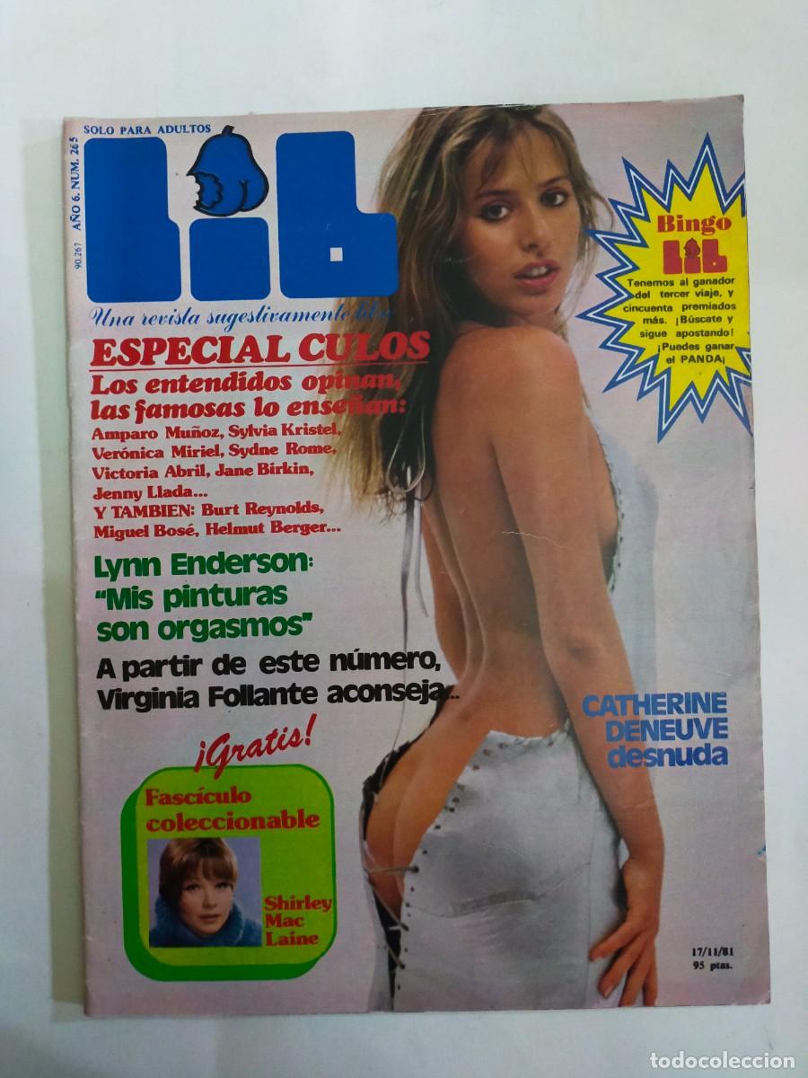 Revistas: REVISTA LIB - A&Ntilde;O 1981 - N&ordm; 265 - LYNN ENDERSON - CATHERINE DENEUVE - SHIRLEY MC LAINE