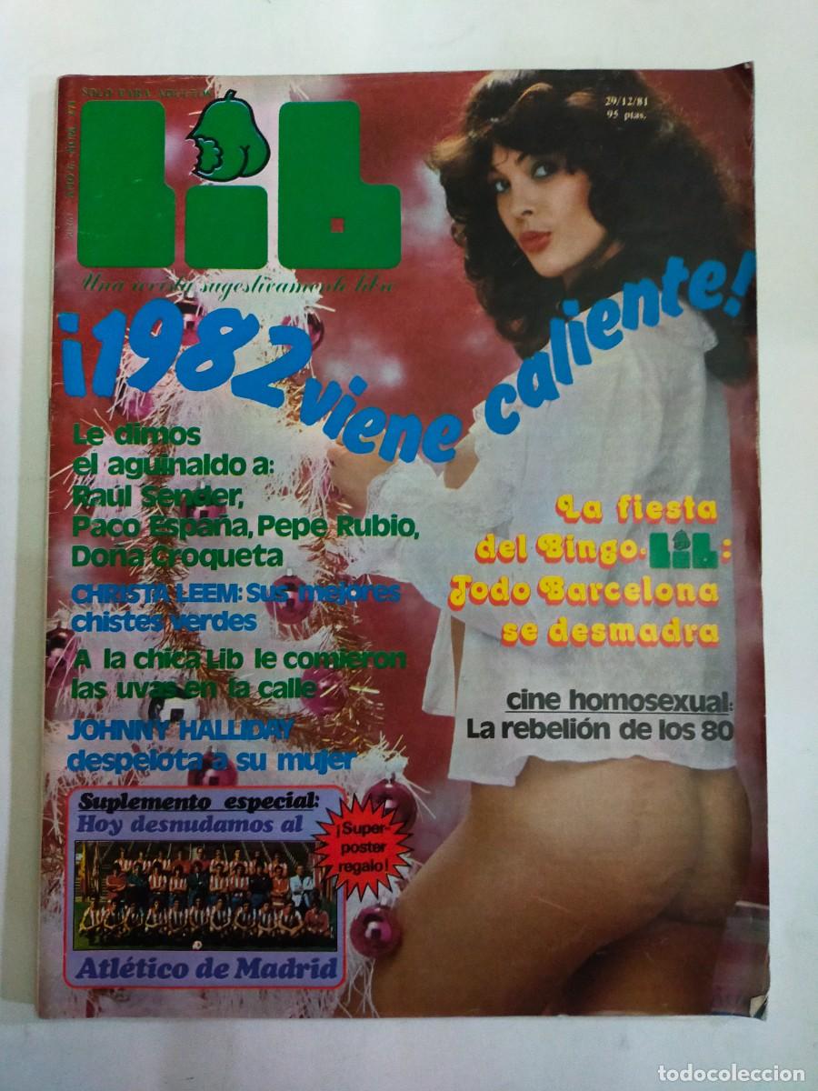 Revistas: REVISTA LIB - A&Ntilde;O 1981 - N&ordm; 271 - ATLETICO DE MADRID - RAUL SENDER - JOHNNY HALLIDAY - CINE GAY