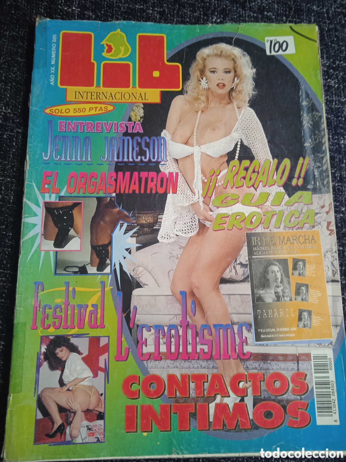 Revistas: LIB INTERNACIONAL N&ordm; 505 , JENNA JAMESON, JANETTE LITTELDOVE ( REVISTA EROTICA DE LOS 90 )