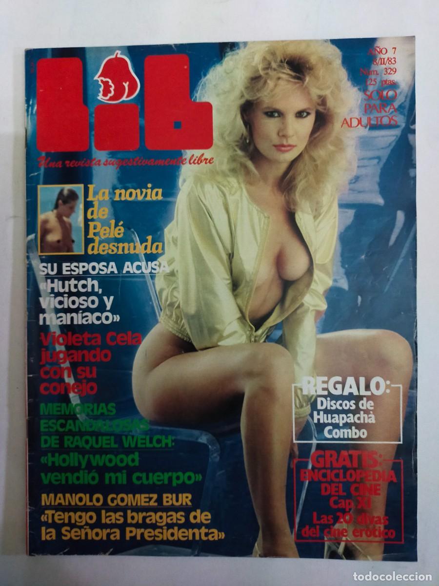 Revistas: REVISTA LIB - A&Ntilde;O 1983 - N&ordm; 329 - VIOLETA CELA - STARSKY Y HUTCH - MANOLO GOMEZ BUR