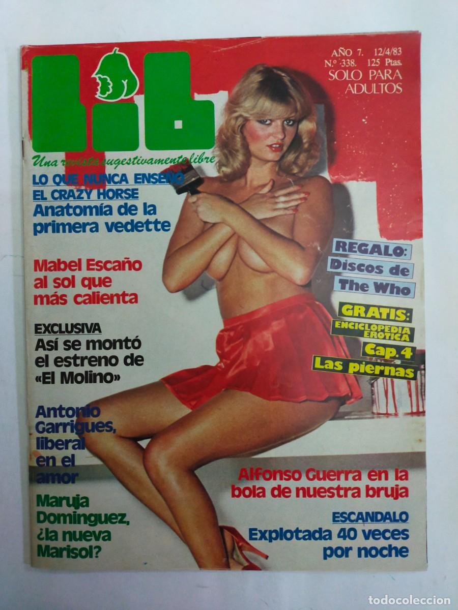 Revistas: REVISTA LIB - A&Ntilde;O 1983 - N&ordm; 338 - MABEL ESCA&Ntilde;O - ANTONIO GARRIGUES - MARUJA DOMINGUEZ