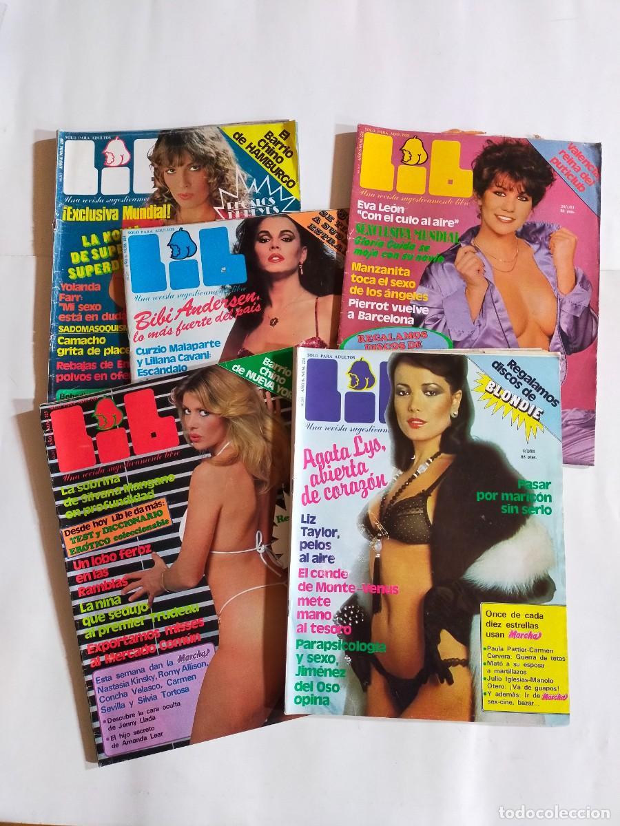 Revistas: LOTE DE 5 REVISTAS LIB - A&Ntilde;O 1981 - NUMEROS: 220 - 221 - 222 - 223 - 224