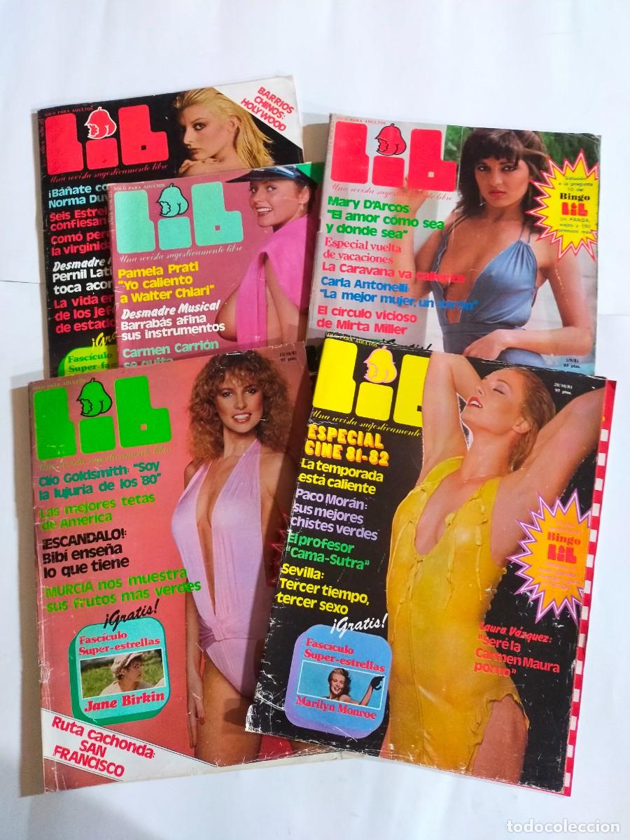 Revistas: LOTE DE 5 REVISTAS LIB - A&Ntilde;O 1981 - NUMEROS: 252 - 253 - 254 - 260 - 261