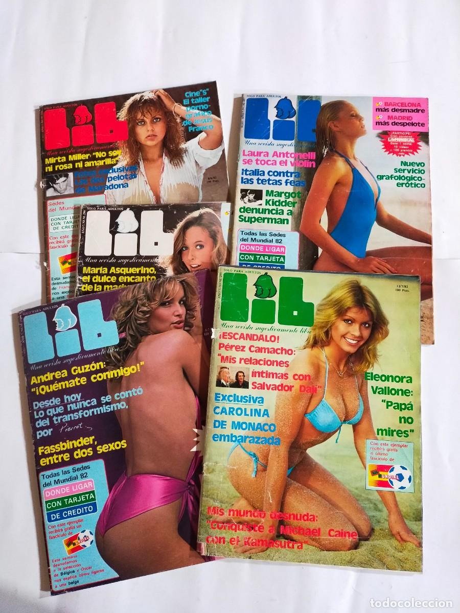 Revistas: LOTE DE 5 REVISTAS LIB - A&Ntilde;O 1982 - NUMEROS: 294 - 296 - 297 - 298 - 299