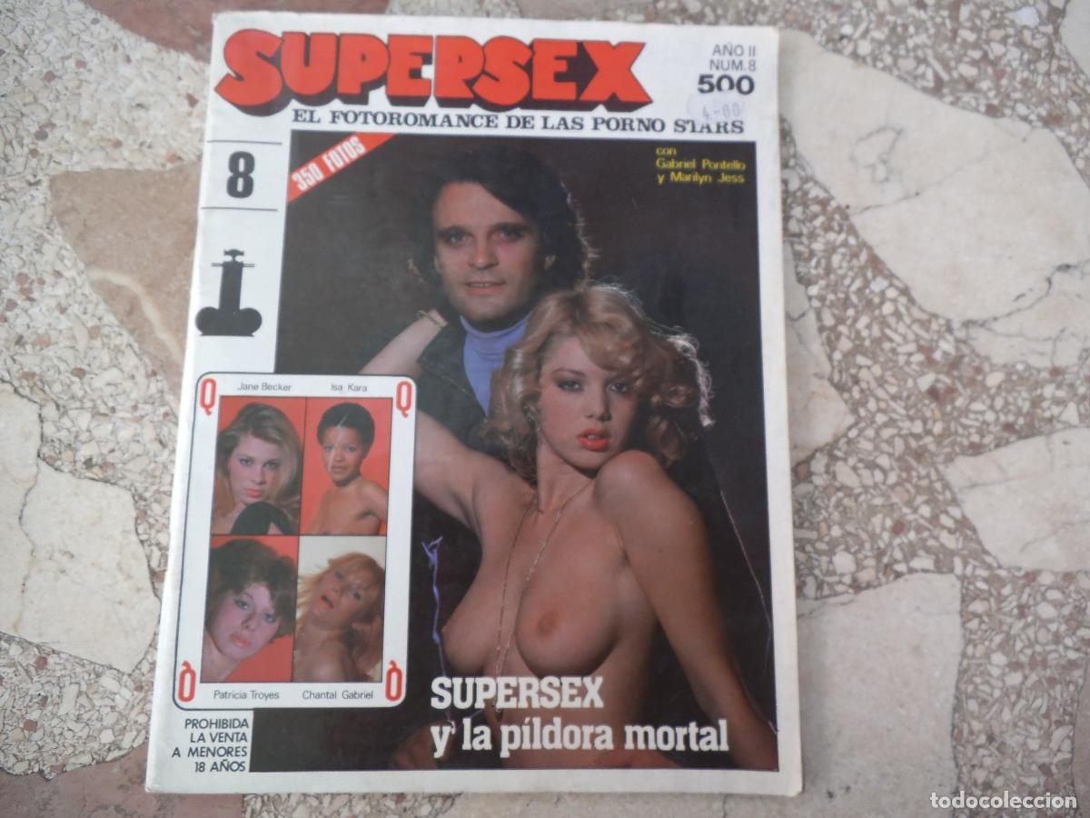 Revistas: supersex n&ordm; 8, el fotoromance de las porno stars,supersex y la pildora mortal, erotica espa&ntilde;ola
