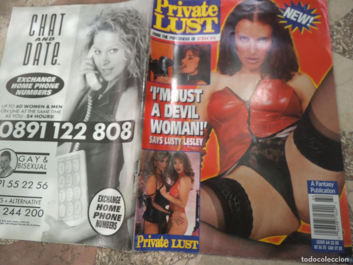 Revistas: private lust n&ordm; 64, 30x21, 76 paginas, revista erotica inglesa, solo para adultos