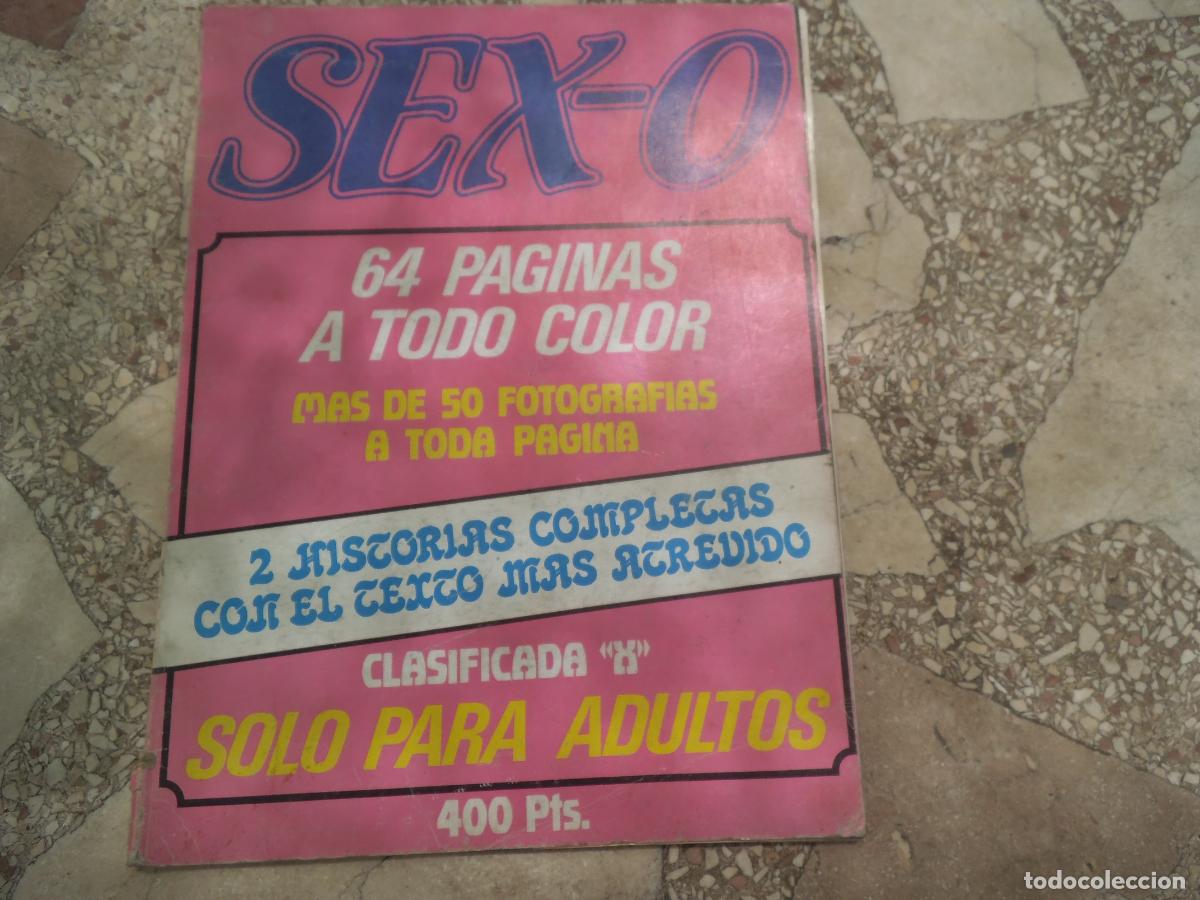 Revistas: sex-o ,64 paginas a todo color , revista erotica espa&ntilde;olas, solo para adultos
