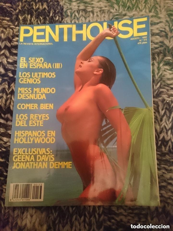 Revistas: PENTHOUSE -N 173 -AGOSTO 1992 - MISS MUNDO DESNUDA -EL SEXO EN ESPA&Ntilde;A - GEENA DAVIS - JONATHAN DEMME